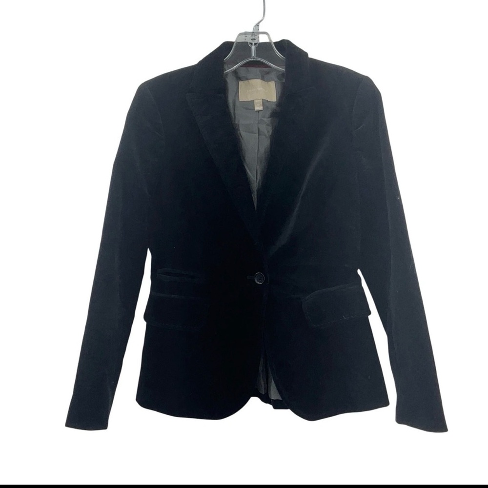 Banana Republic Black Women's Velvet Blazer